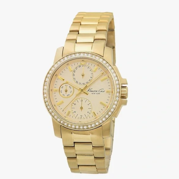 Kenneth Cole Gold Watch - Picture 1 of 7